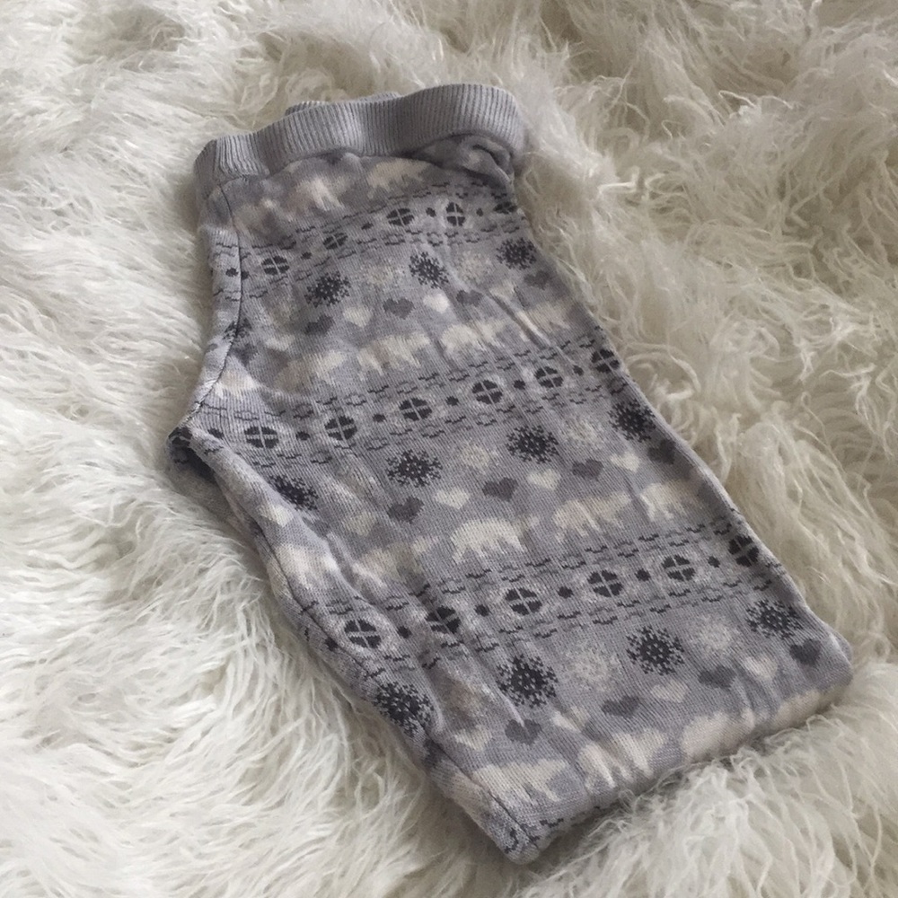 Polar Bear Knit Pajama Pants M